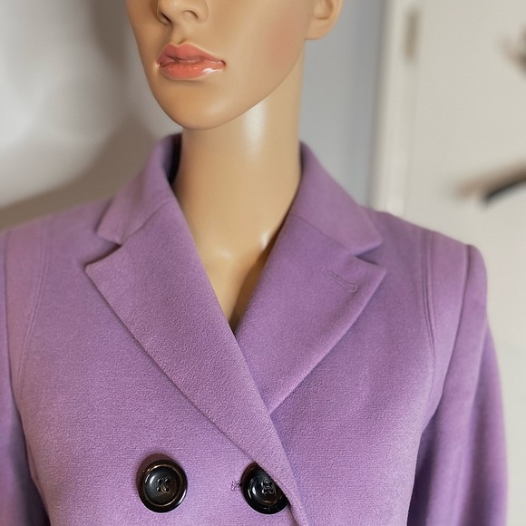 Jones New York Women’s Double Breasted Lavender Blazer US6 - Picture 2 of 16